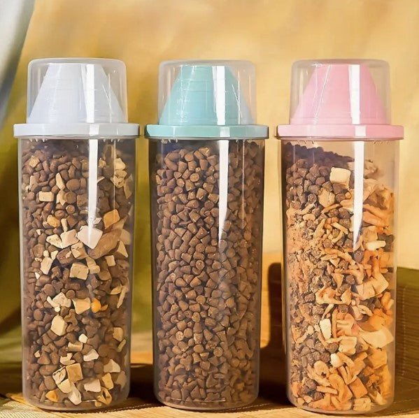 Foderbehållare med lock 1000ml